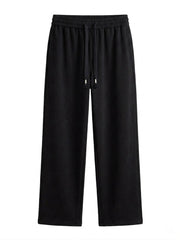 Wide leg basic sweatpants
