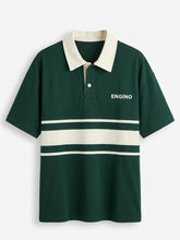 Relaxed fit retro polo capsule collar