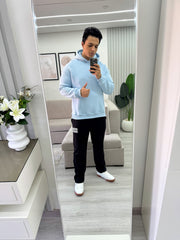 Black relaxed fit sweatpants