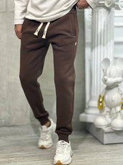 Slim fit sweatpants brown