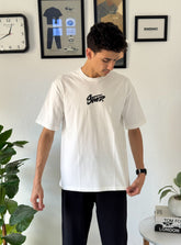 Swtd white oversize