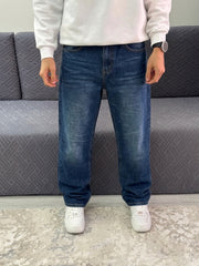 Wide leg jeans blue