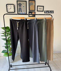 Black relaxed sweatpants