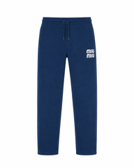 Blue relaxed fit sweatpants (M)