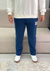 Blue relaxed fit sweatpants