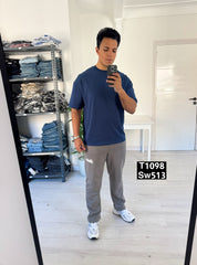 Relaxed fit sweatpants grey