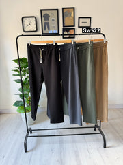Black relaxed sweatpants