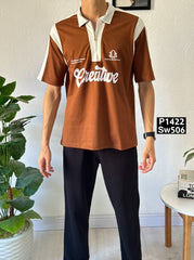 Creative relaxed polo