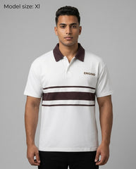 Relaxed fit retro polo