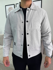 Light grey worker jacket