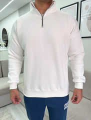 White relaxed fit sweater