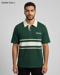Relaxed fit retro polo