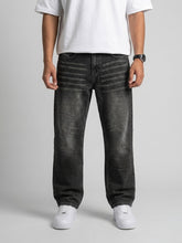 Wide leg jeans black