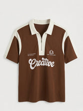 Creative relaxed fit polo