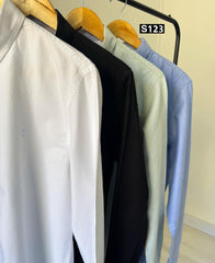 Cotton long sleeve black