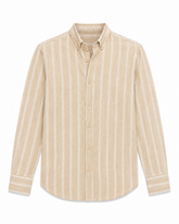 Striped long sleeve beige (2Xl)