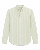 Striped long sleeve mint (Xl)