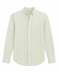 Striped long sleeve mint (Xl)
