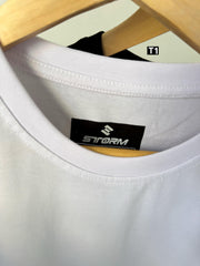 White basic t-shirt