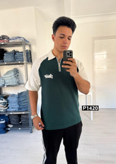 Stwd relaxed fit polo green