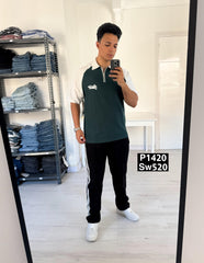 Stwd relaxed fit polo green