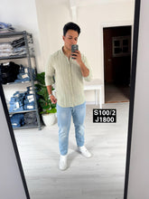 Striped long sleeve mint