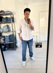 Dark blue regular fit