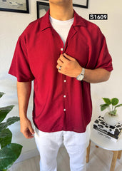 Italian short sleeve linen nbety