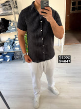 Slim fit short sleeve black