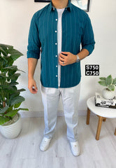 Wide leg classic pants grey