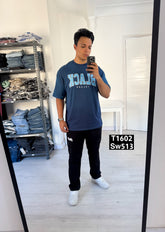 Blue oversize t-shirt