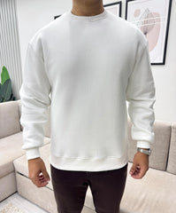 White round relaxed fit sweatshirt