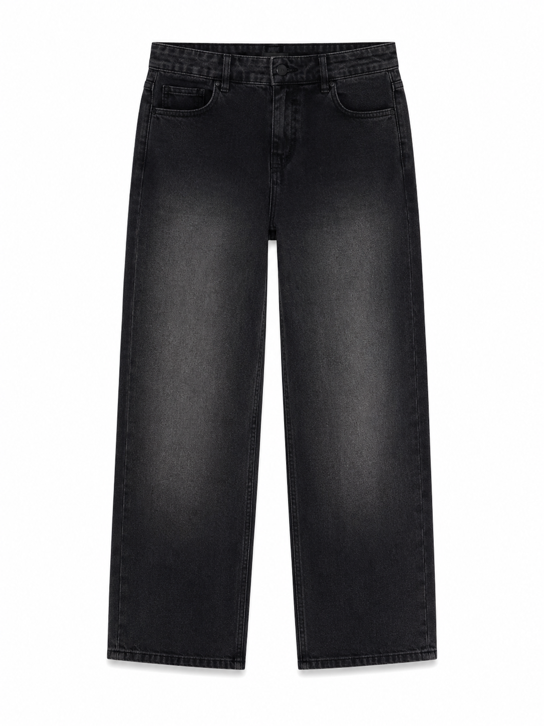 Black wide leg jeans (32)
