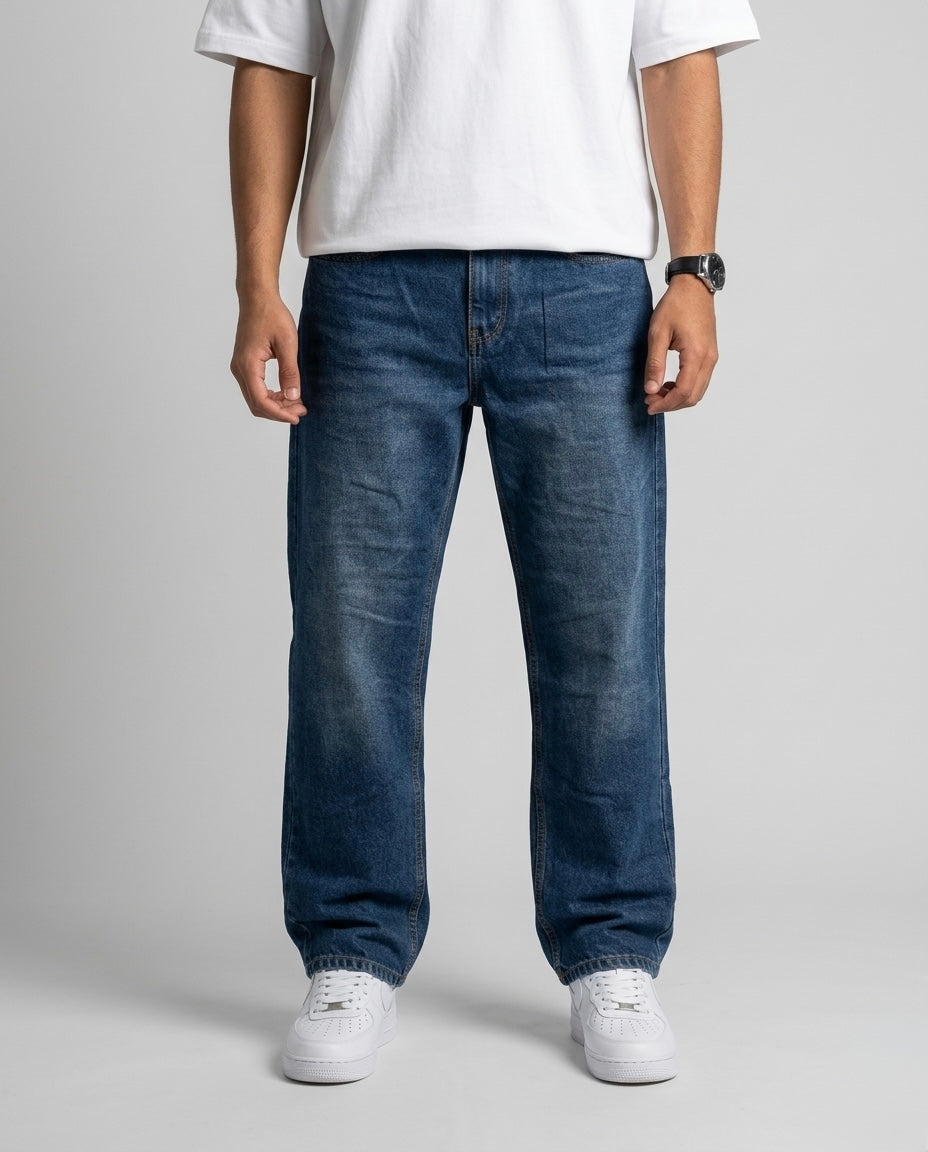 Wide leg jeans blue (32)
