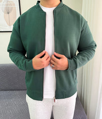 Bomber cotton sweatshirt