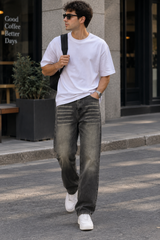 Wide leg new black