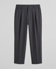 Tailored fit wide leg classic pants