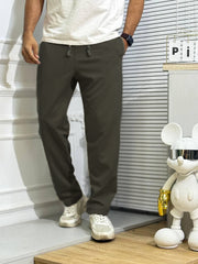 Olive relaxed sweatpants
