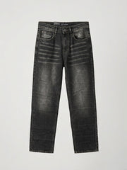 Wide leg jeans black