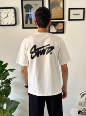Swtd white oversize