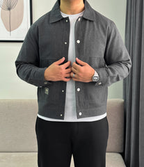 Dark grey worker jacket