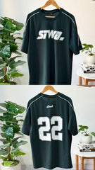 Relaxed fit swtd t-shirt (2Xl)