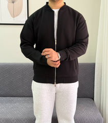 Bomber cotton sweatshirt