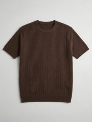 Round slim fit tricot