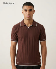 Slim tricot polo