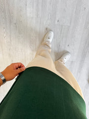 Green slim fit polo