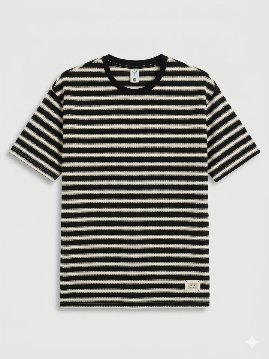 Striped regular fit tshirt