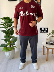 Balance burgundy oversize