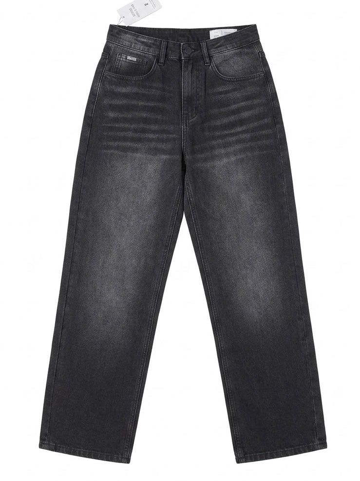 Wide leg jeans black