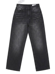 Wide leg jeans black